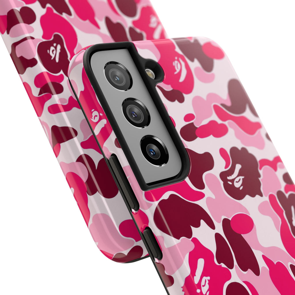 Pink Bape Print Phone Case