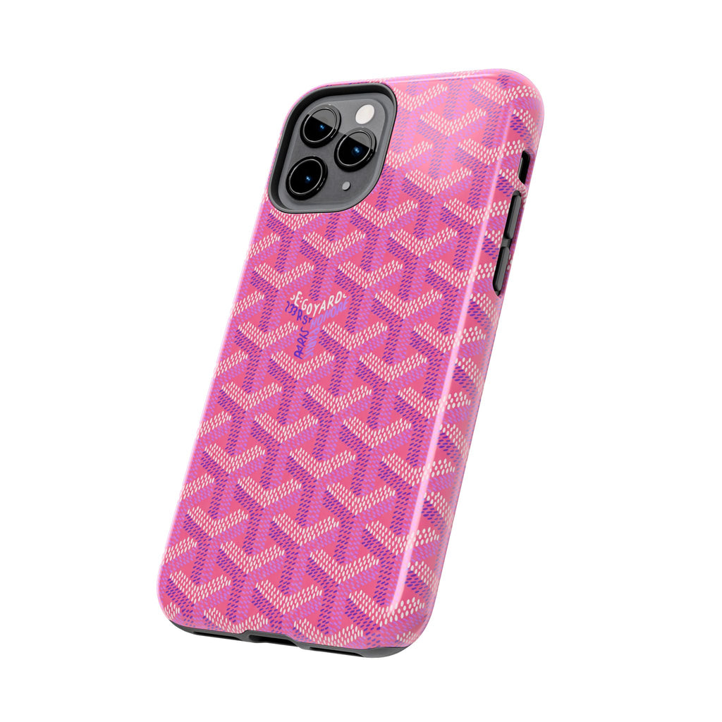 Pink Goyard Phone Case
