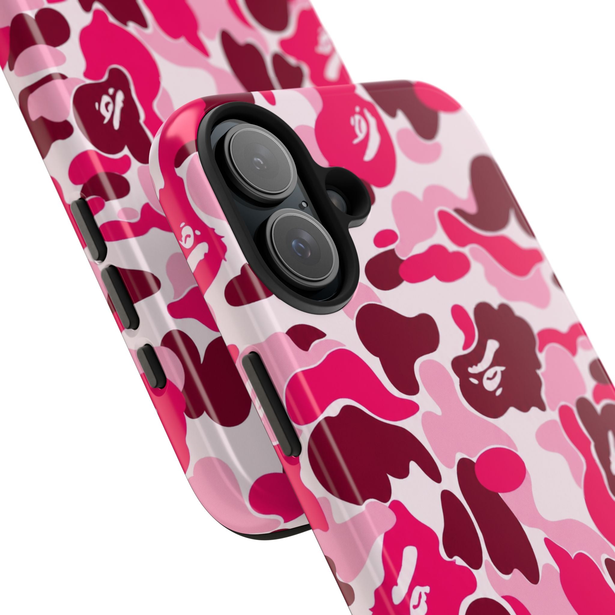 Pink Bape Print Phone Case