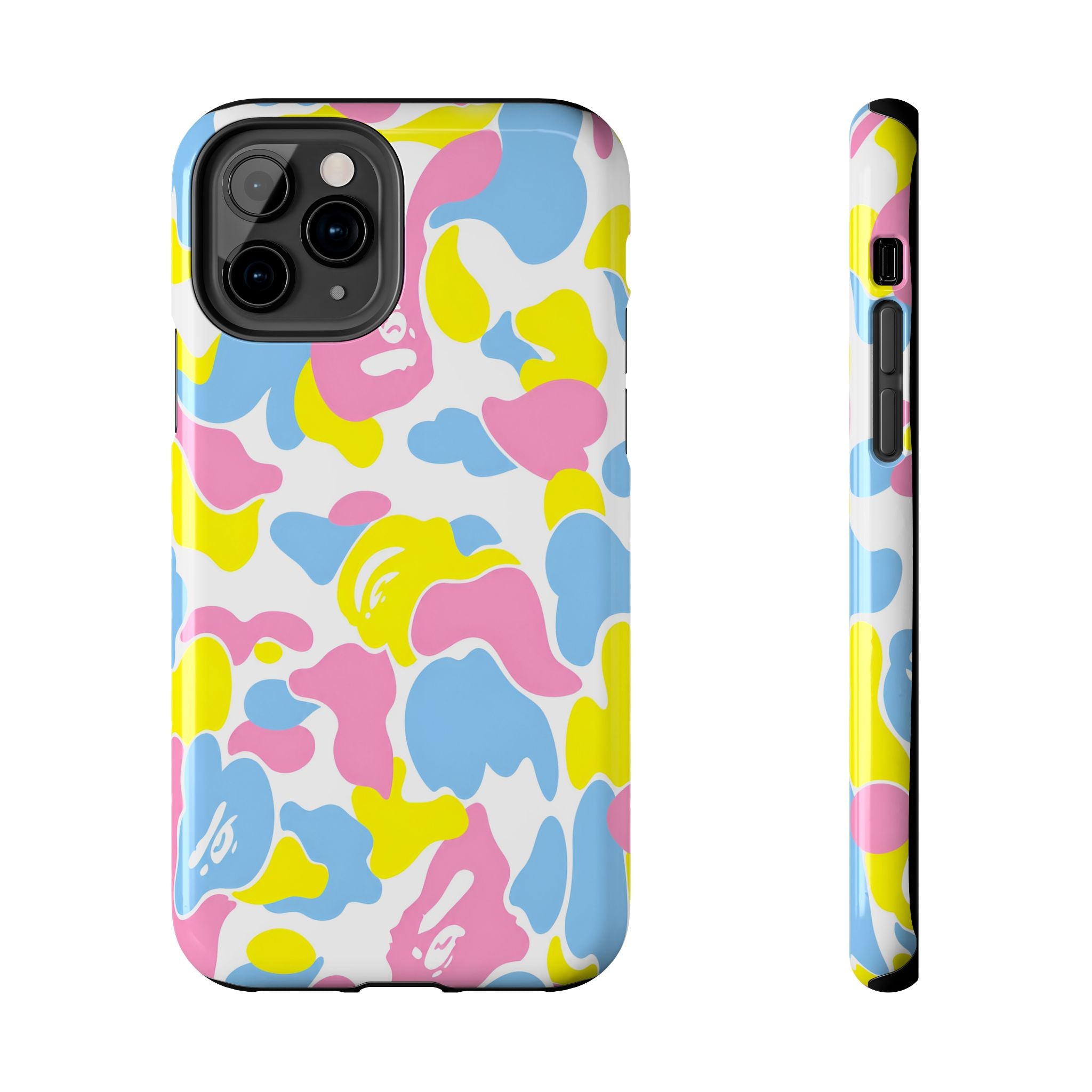 Multicolor Bape Print Phone Case