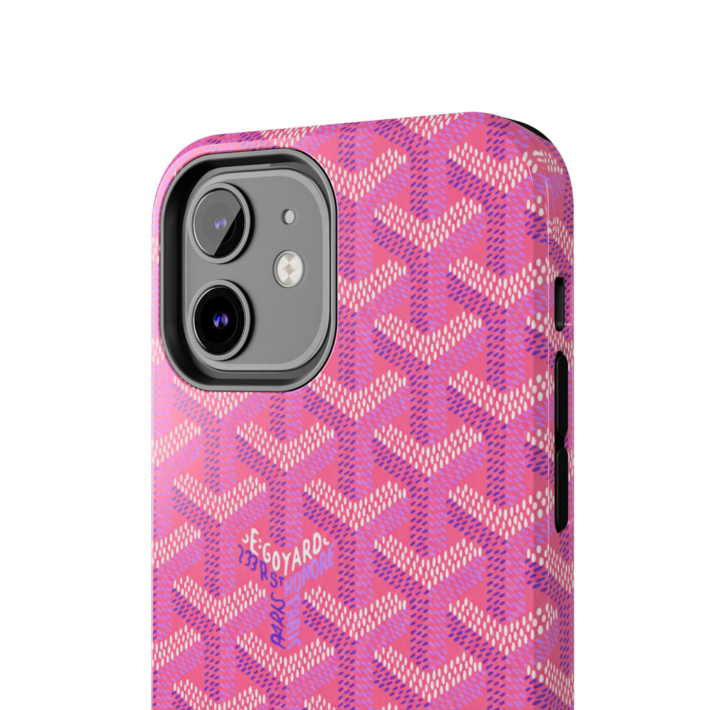 Pink Goyard Phone Case