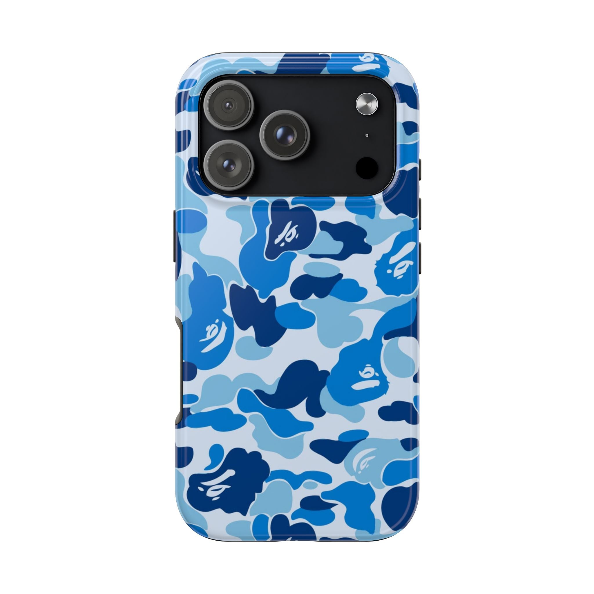 Blue Bape Print Phone Case