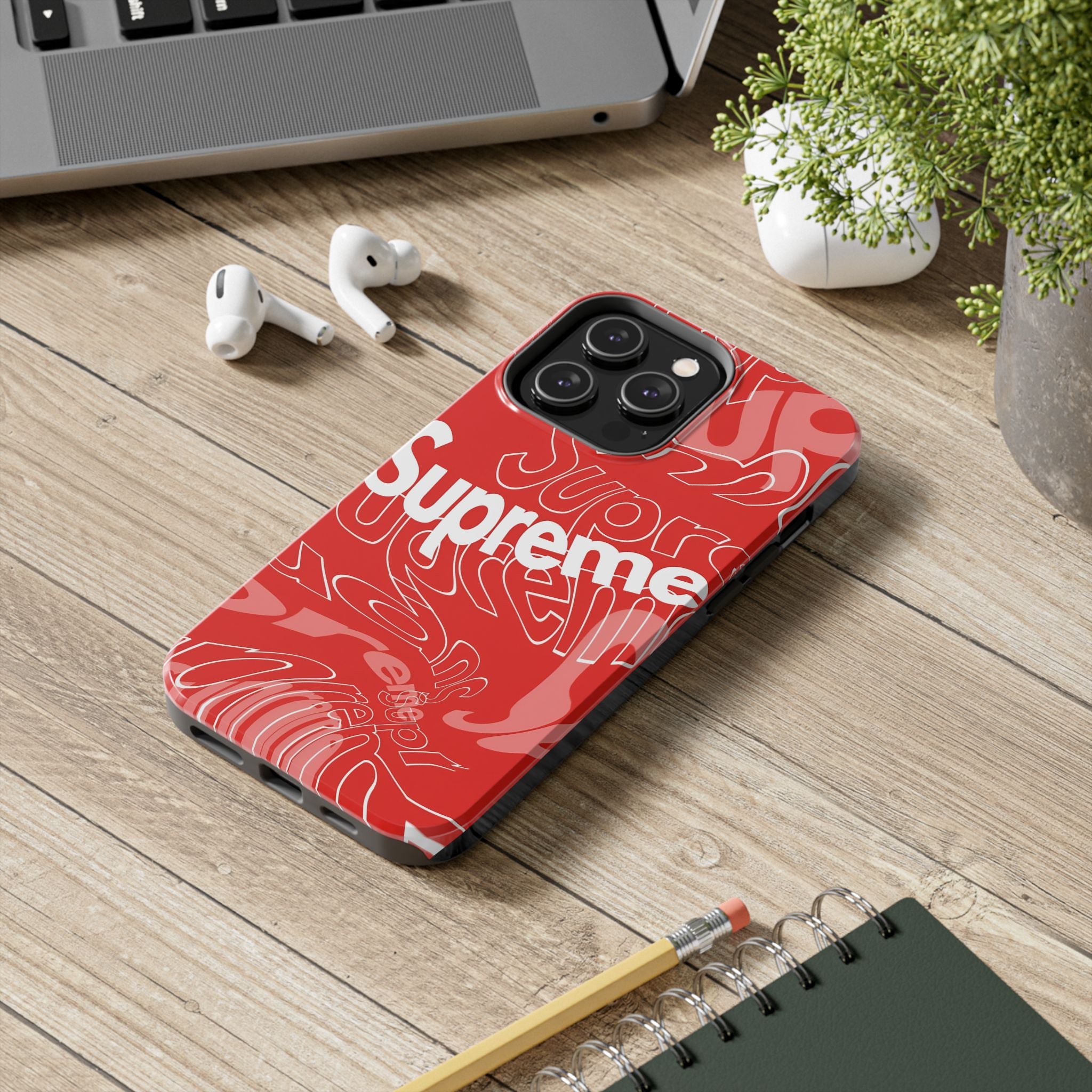 Red Supreme All-Over Phone Case