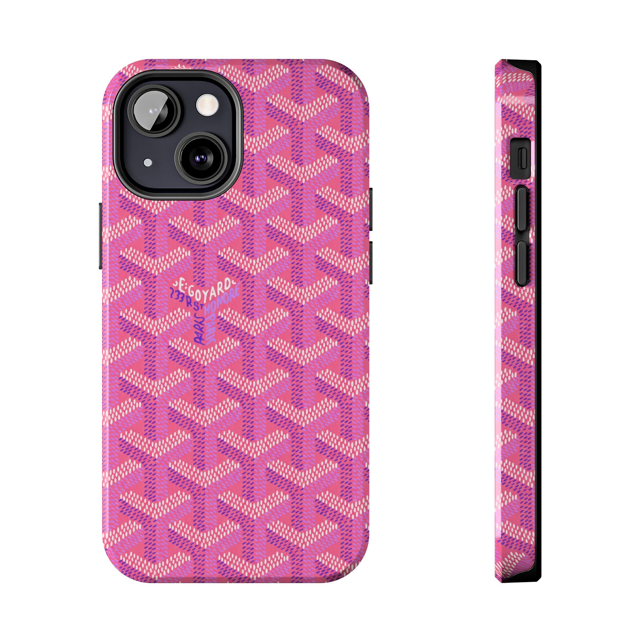 Pink Goyard Phone Case