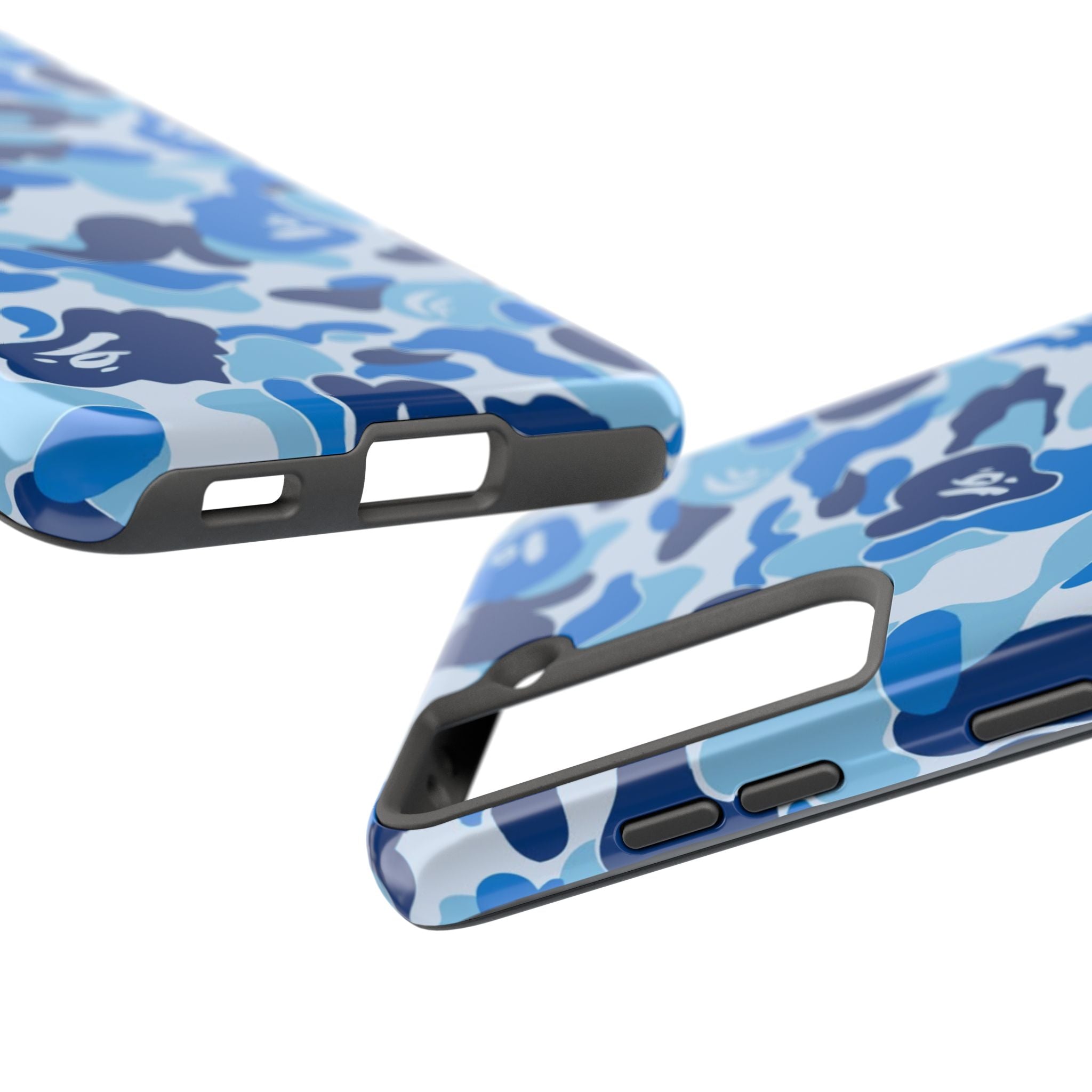 Blue Bape Print Phone Case