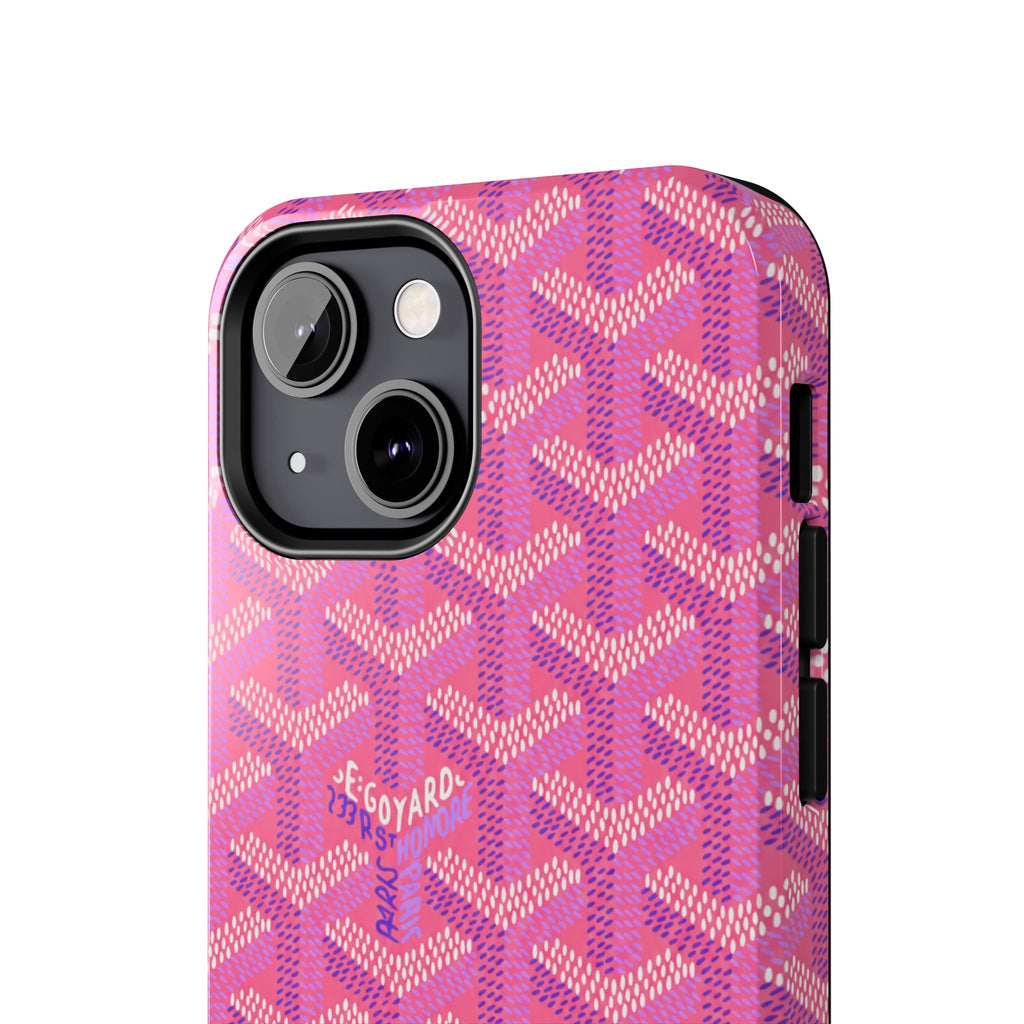 Pink Goyard Phone Case