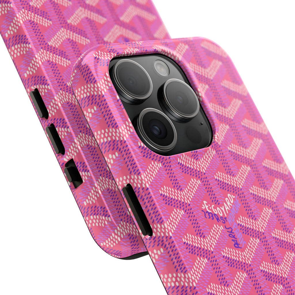 Pink Goyard Phone Case