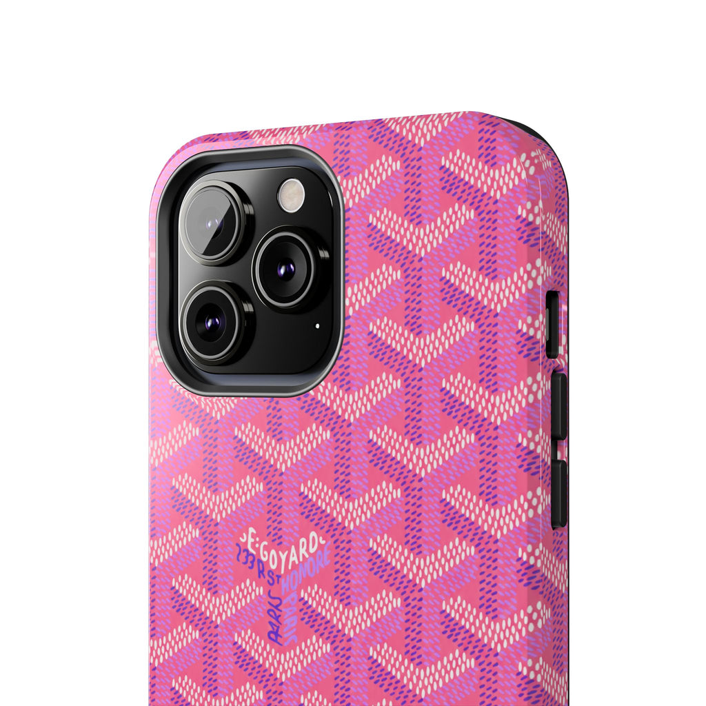 Pink Goyard Phone Case