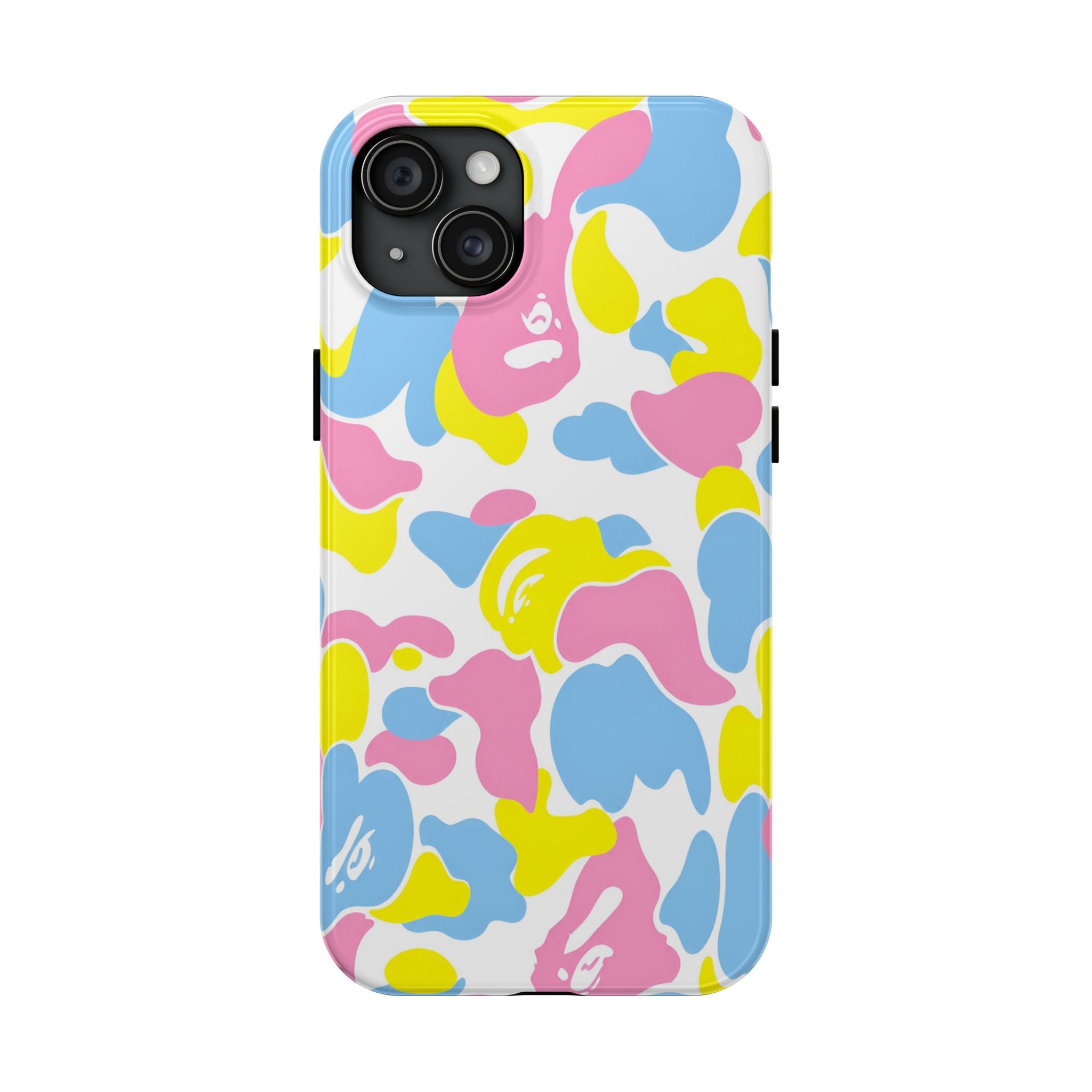 Multicolor Bape Print Phone Case