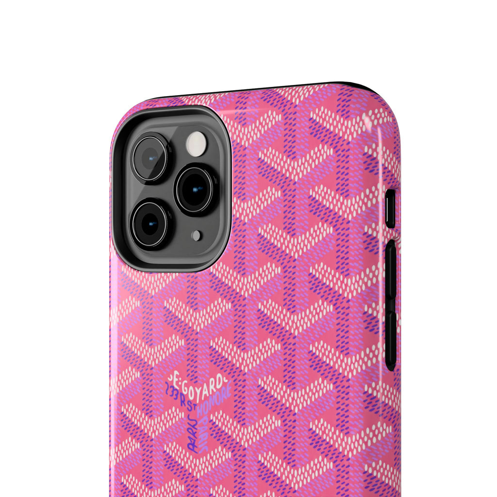 Pink Goyard Phone Case