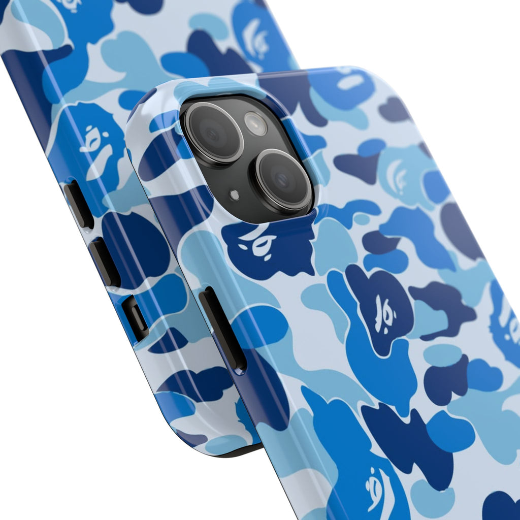Blue Bape Print Phone Case