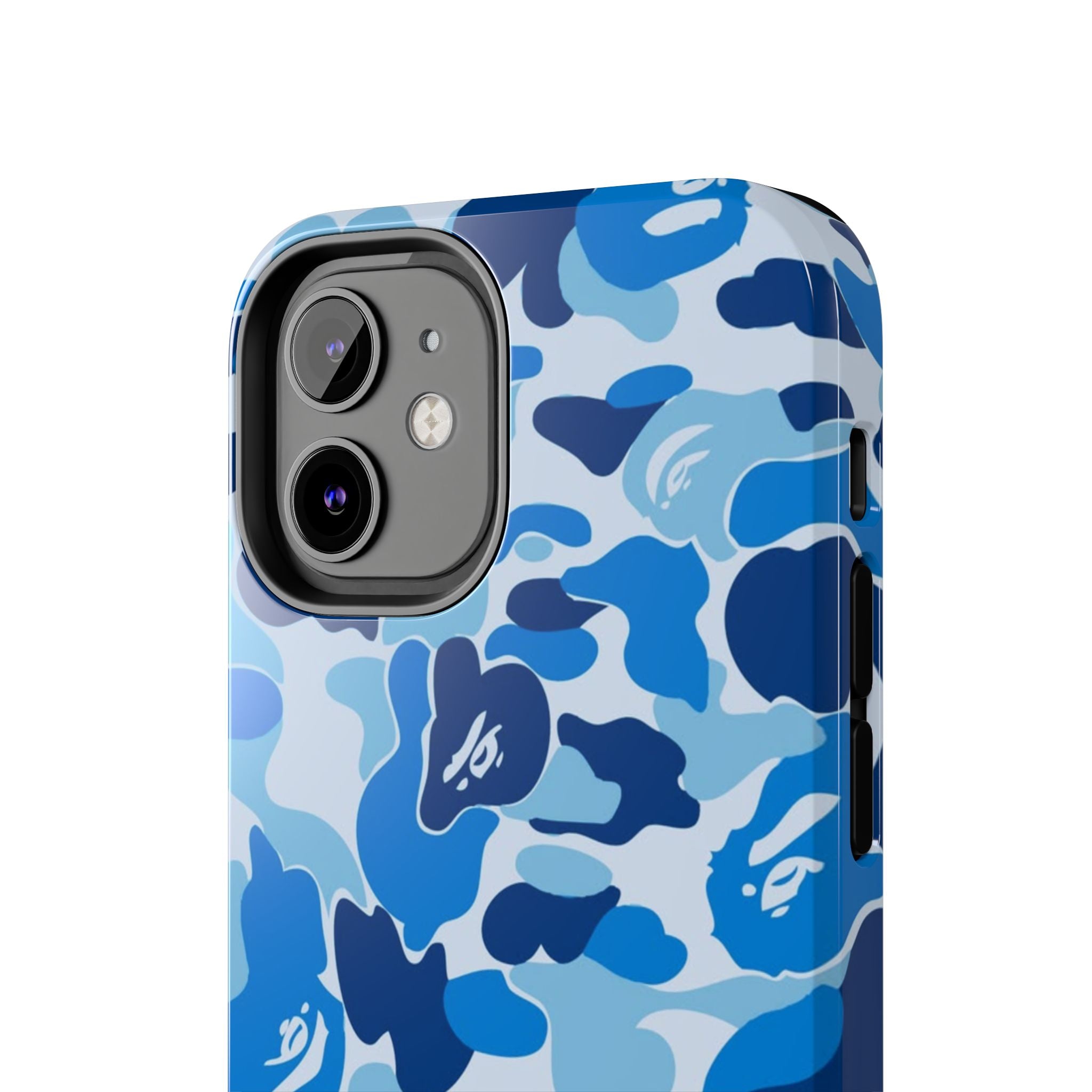 Blue Bape Print Phone Case