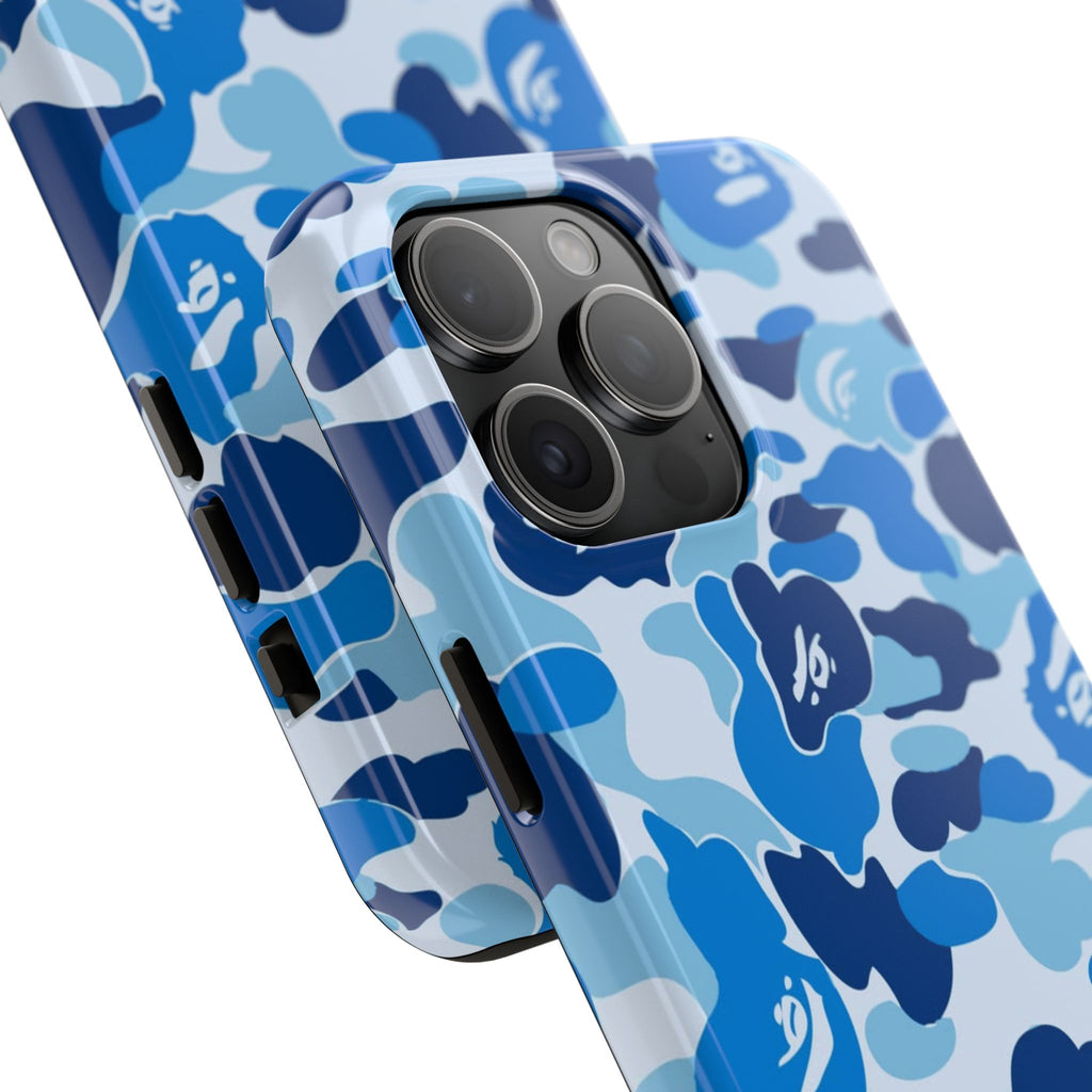 Blue Bape Print Phone Case