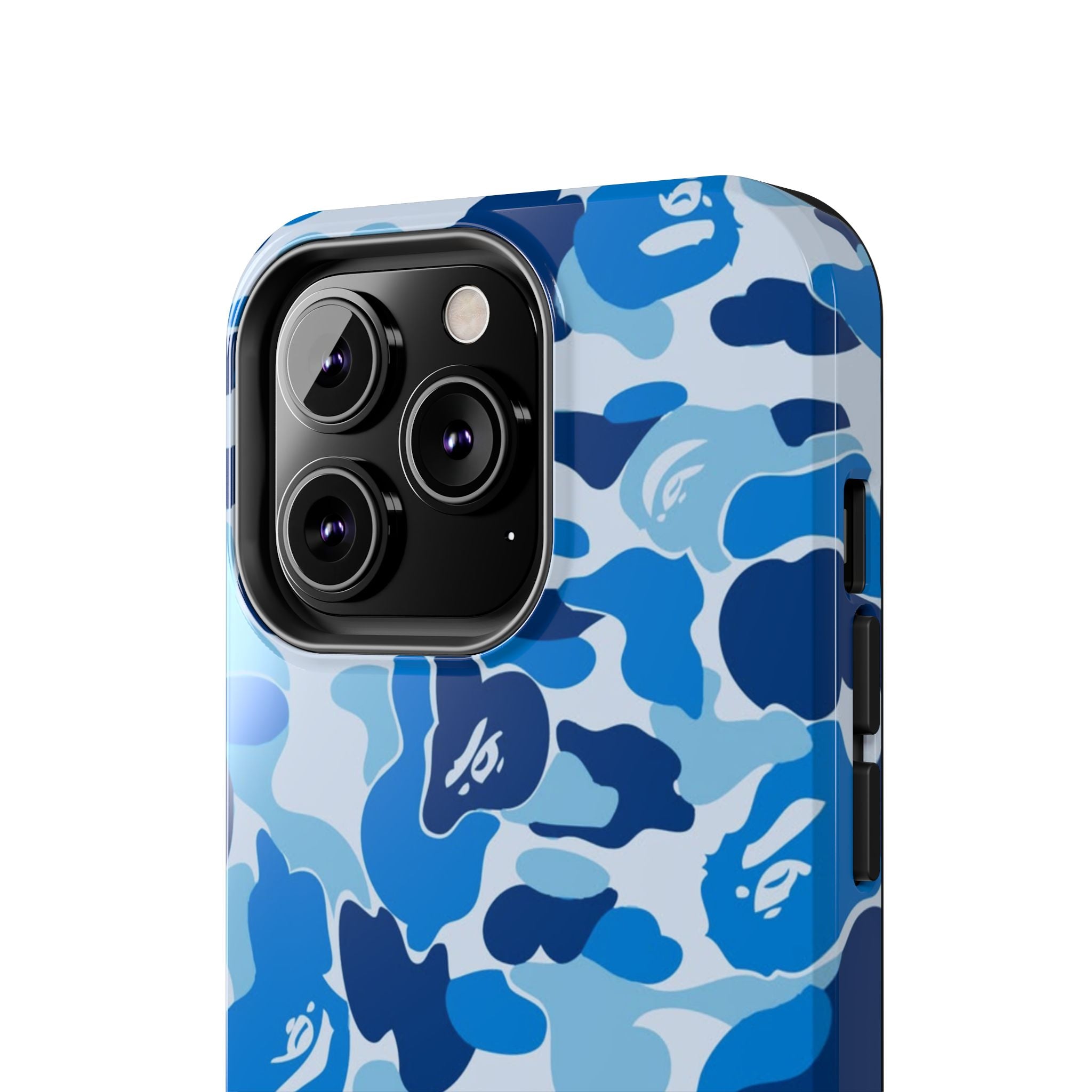 Blue Bape Print Phone Case