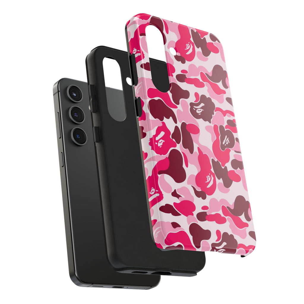 Pink Bape Print Phone Case