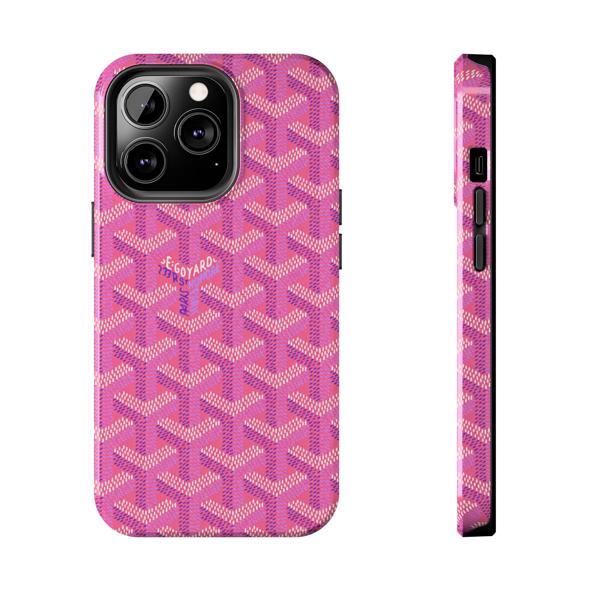 Pink Goyard Phone Case