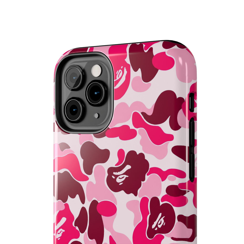Pink Bape Print Phone Case