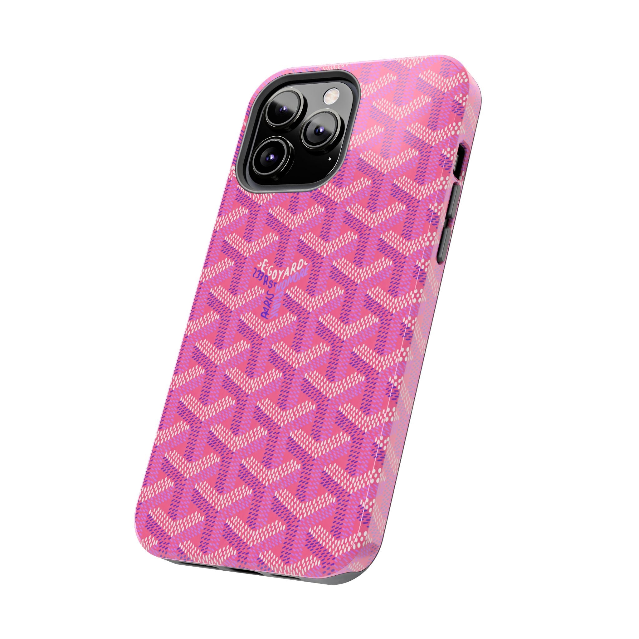 Pink Goyard Phone Case