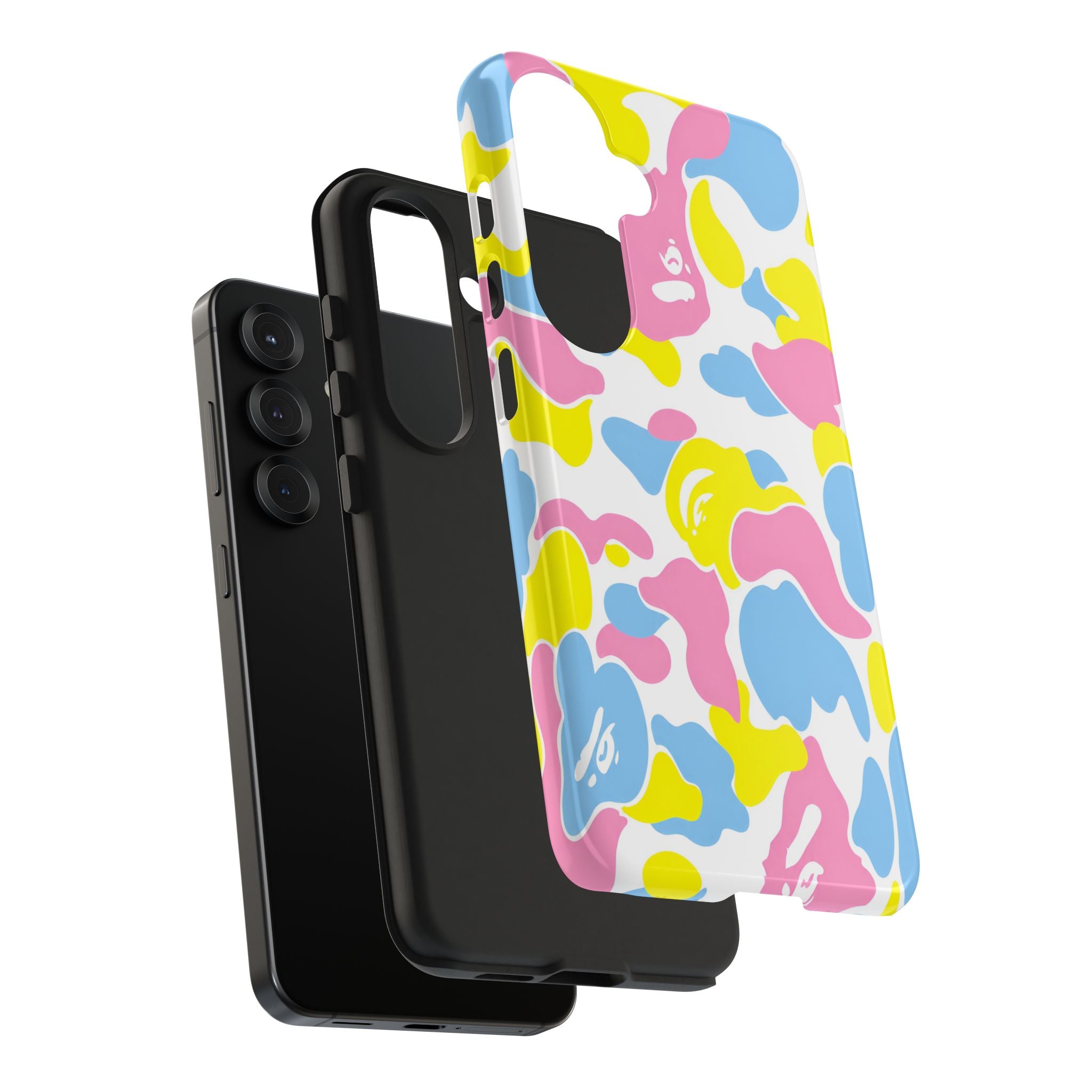 Multicolor Bape Print Phone Case