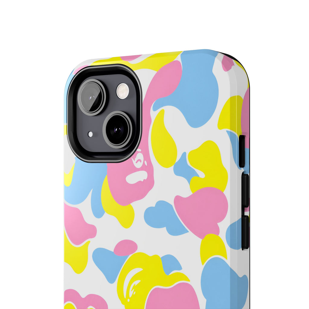 Multicolor Bape Print Phone Case