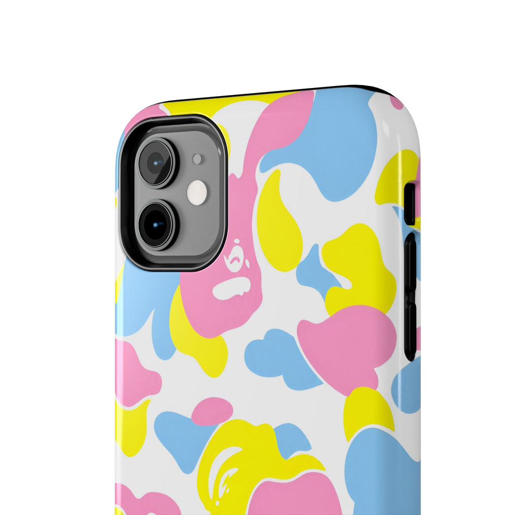 Multicolor Bape Print Phone Case