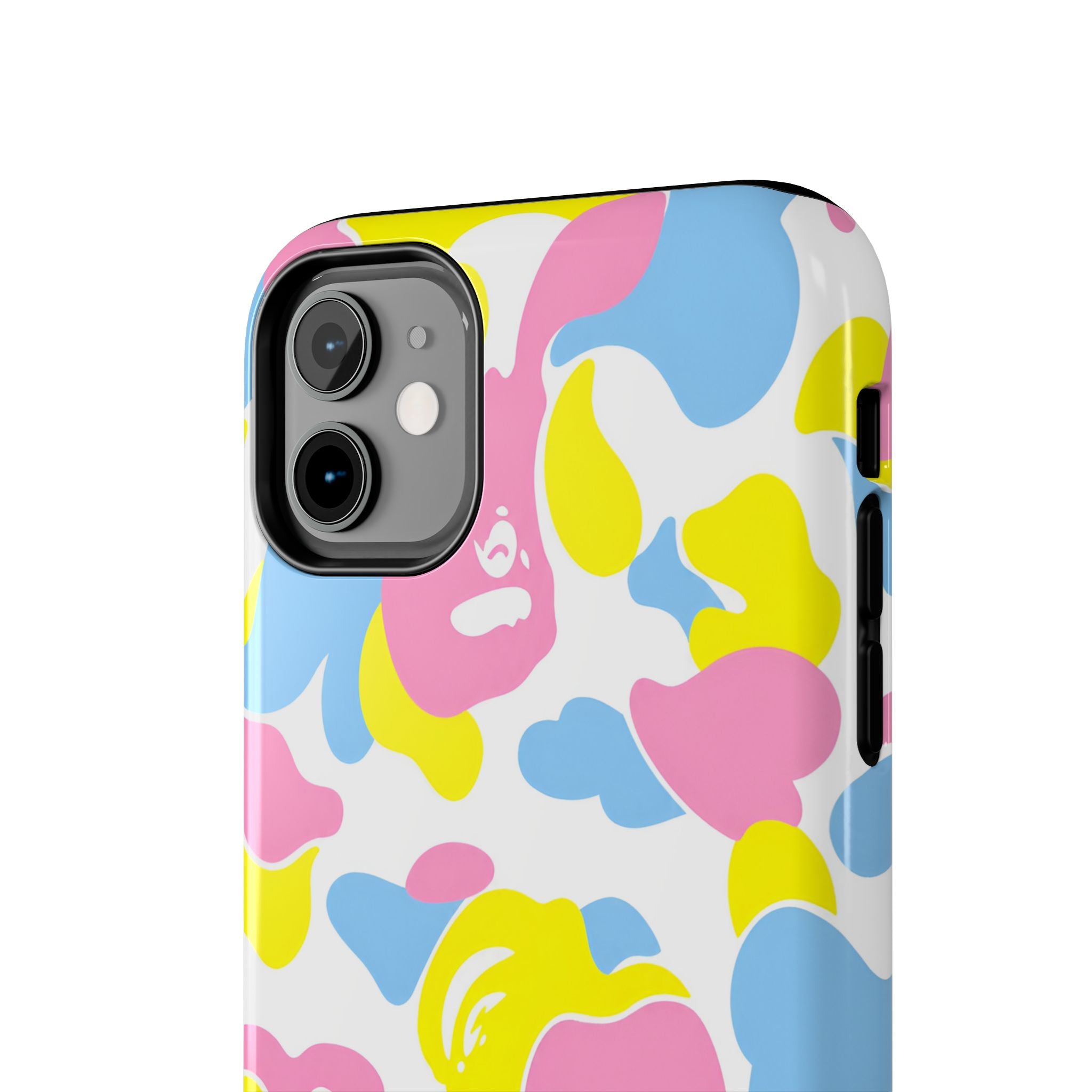 Multicolor Bape Print Phone Case
