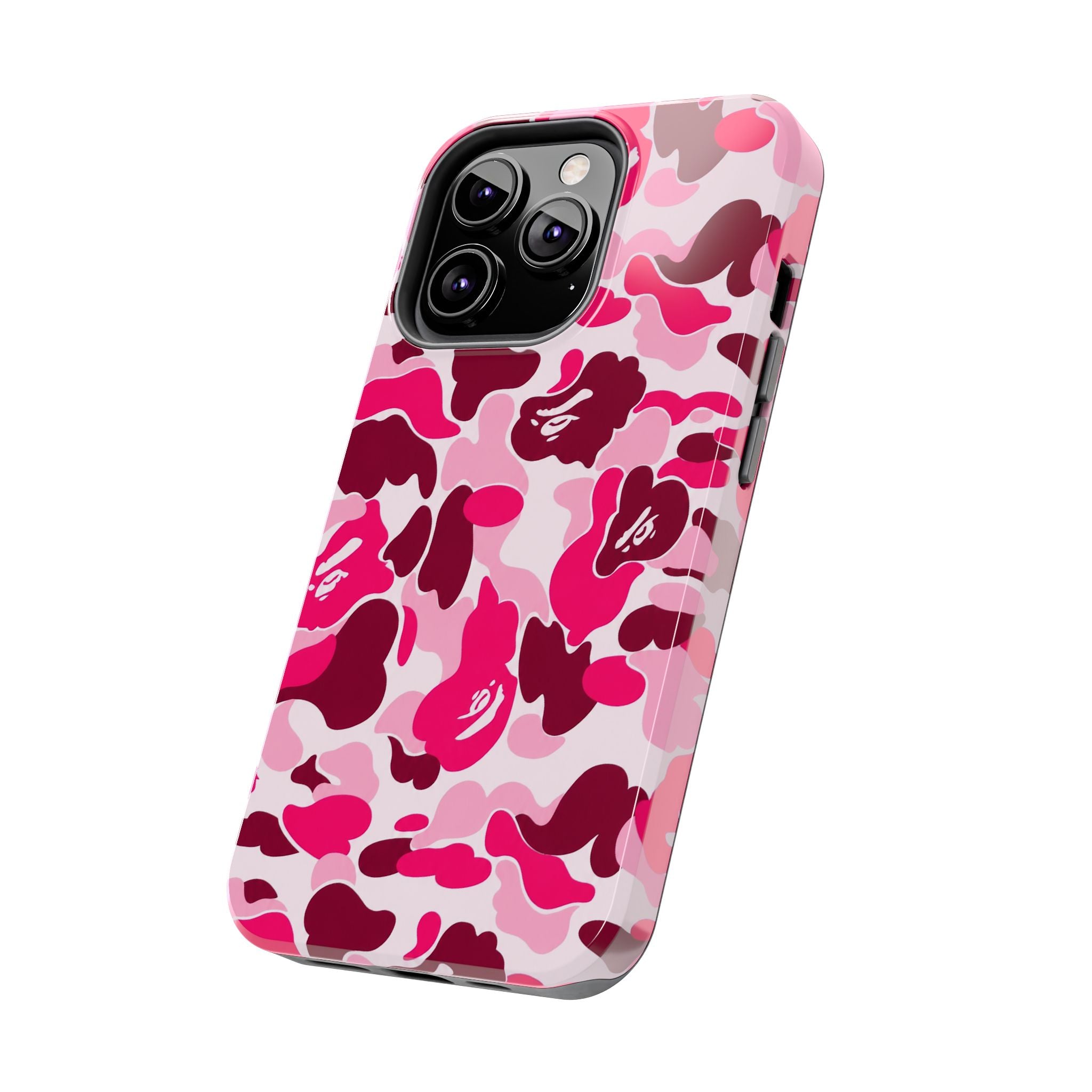 Pink Bape Print Phone Case