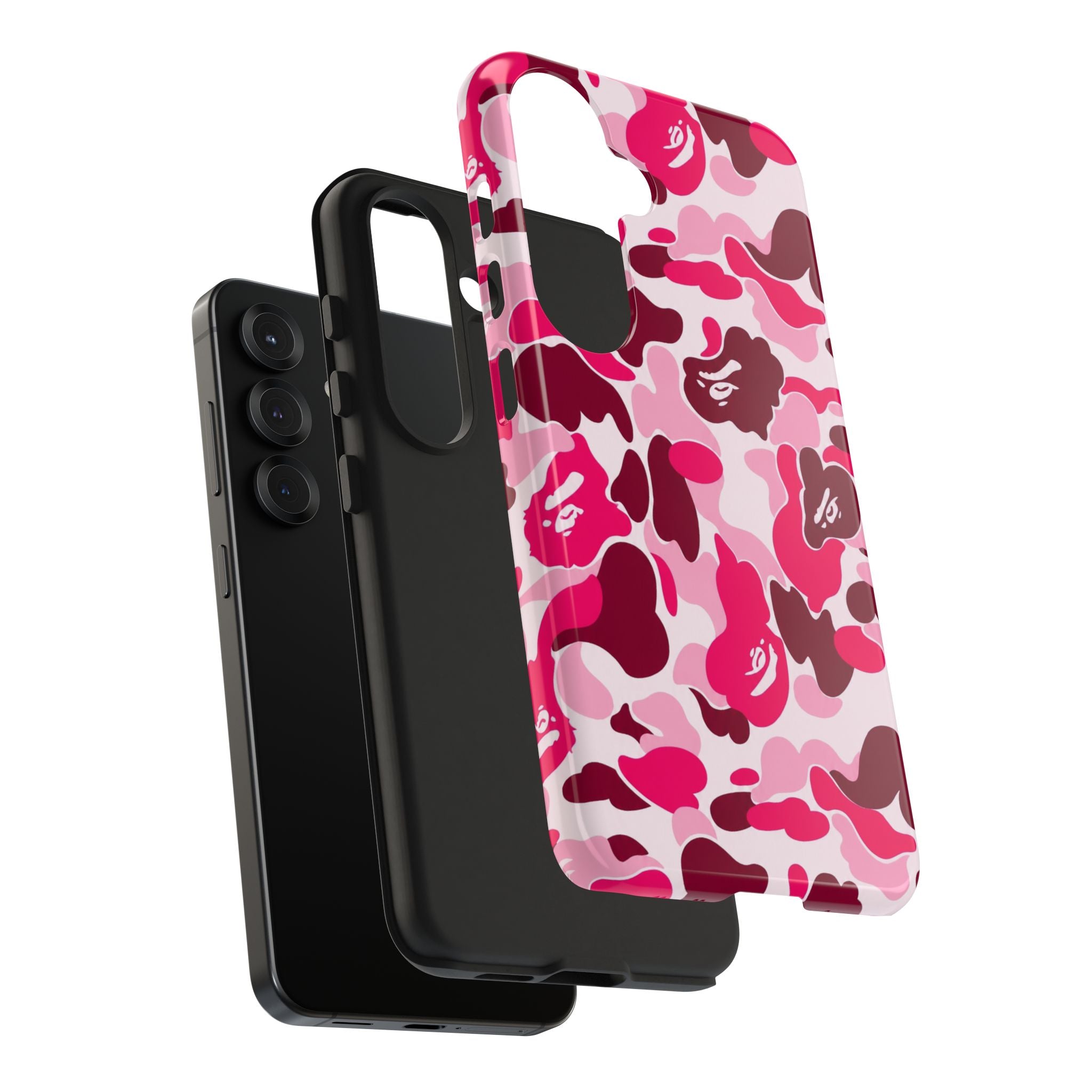Pink Bape Print Phone Case