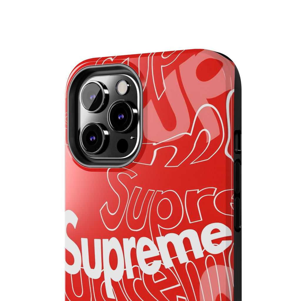 Red Supreme All-Over Phone Case