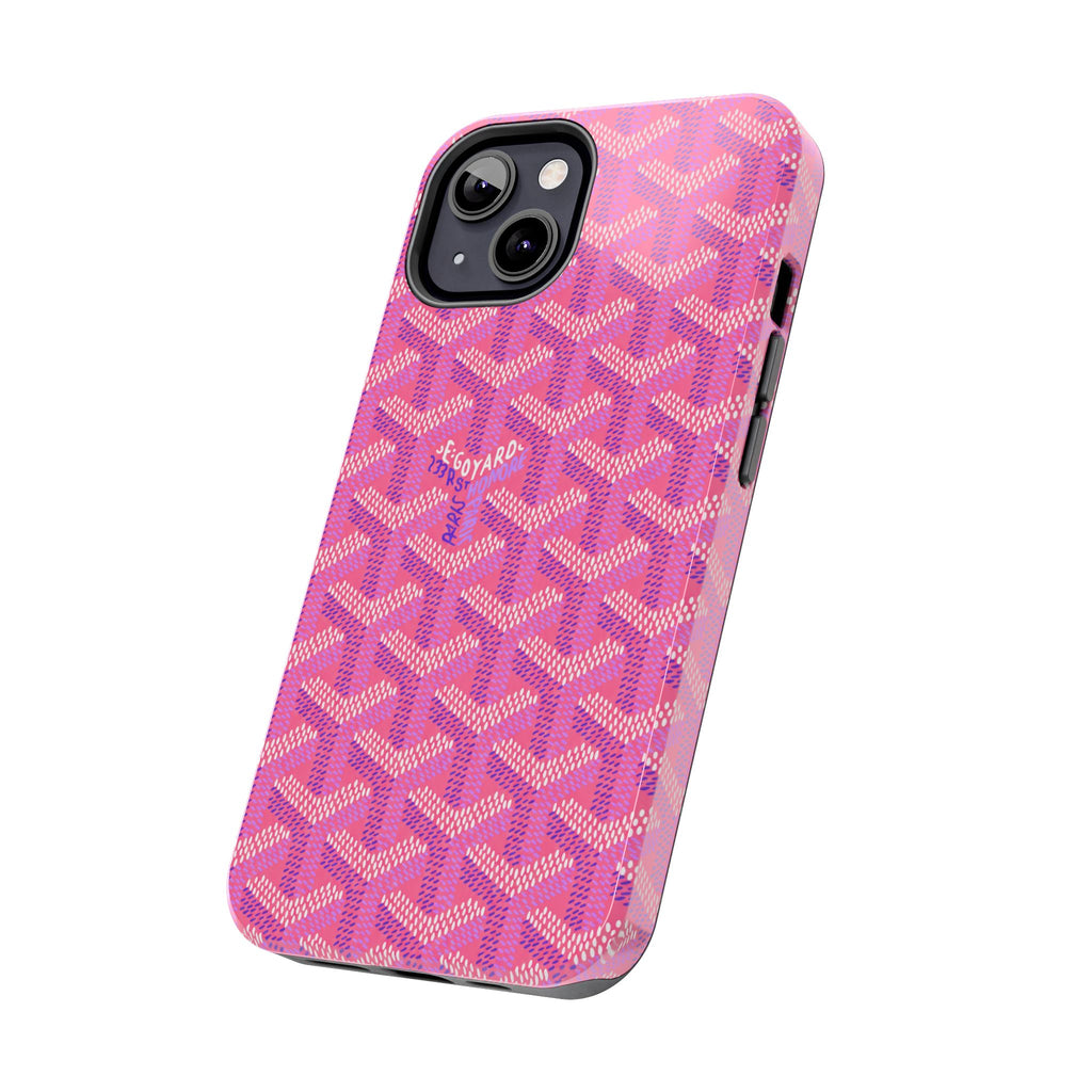 Pink Goyard Phone Case