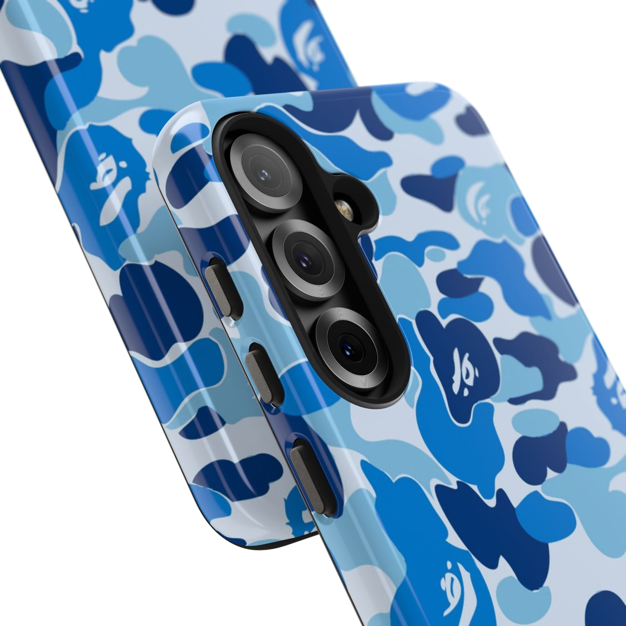 Blue Bape Print Phone Case