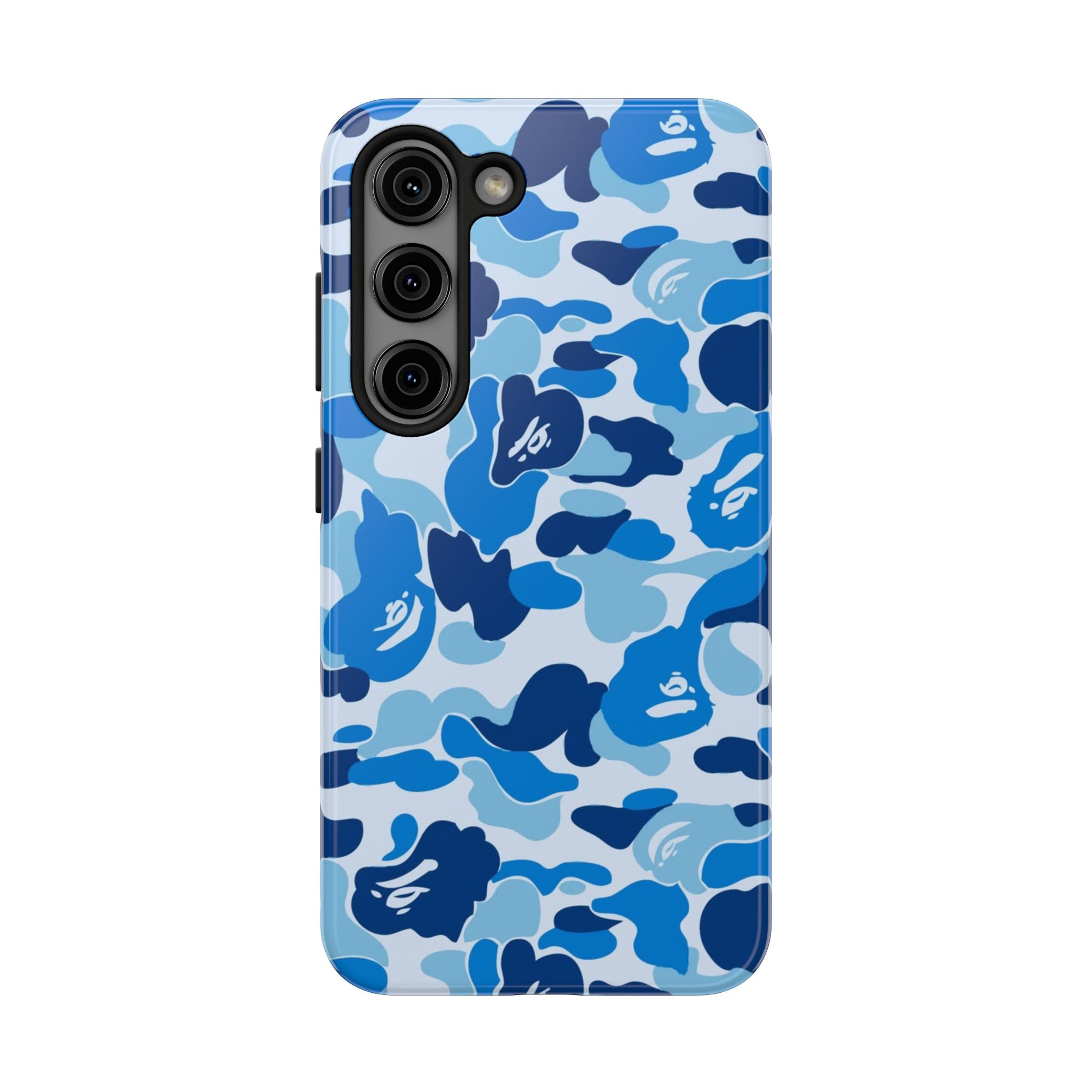 Blue Bape Print Phone Case